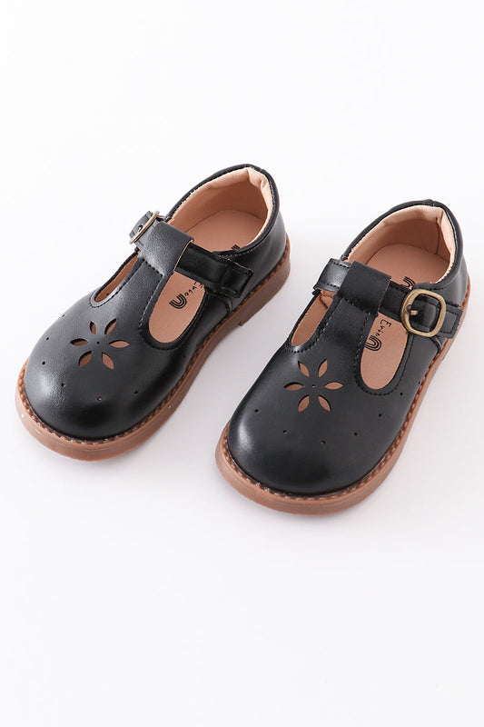 Black Appleseed Mary Jane Shoes