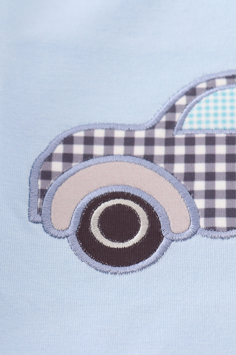 Blue Pumpkin Truck - Boy Top