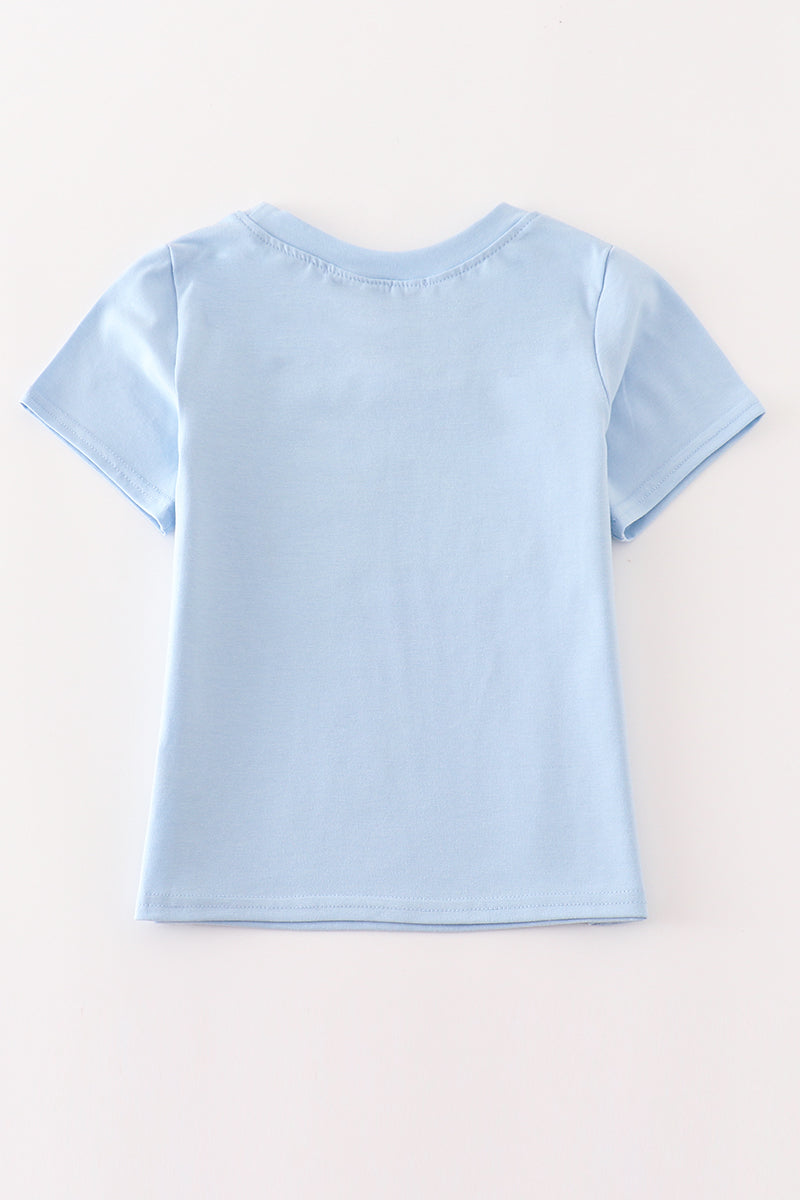 Blue Pumpkin Truck - Boy Top