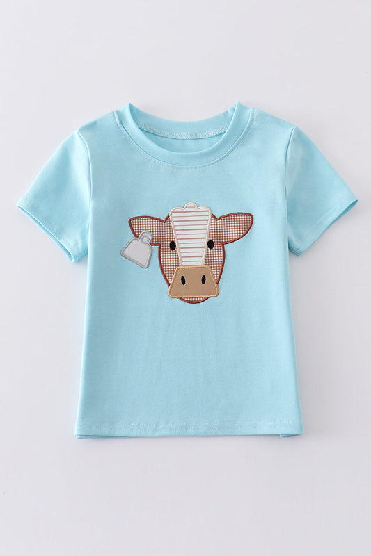 Blue Cow - Boy Top