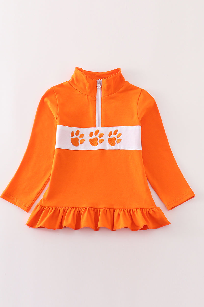 Clemson Embroidery - Girl Pullover