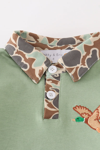 Camouflage Duck Embroidery - Boy Set