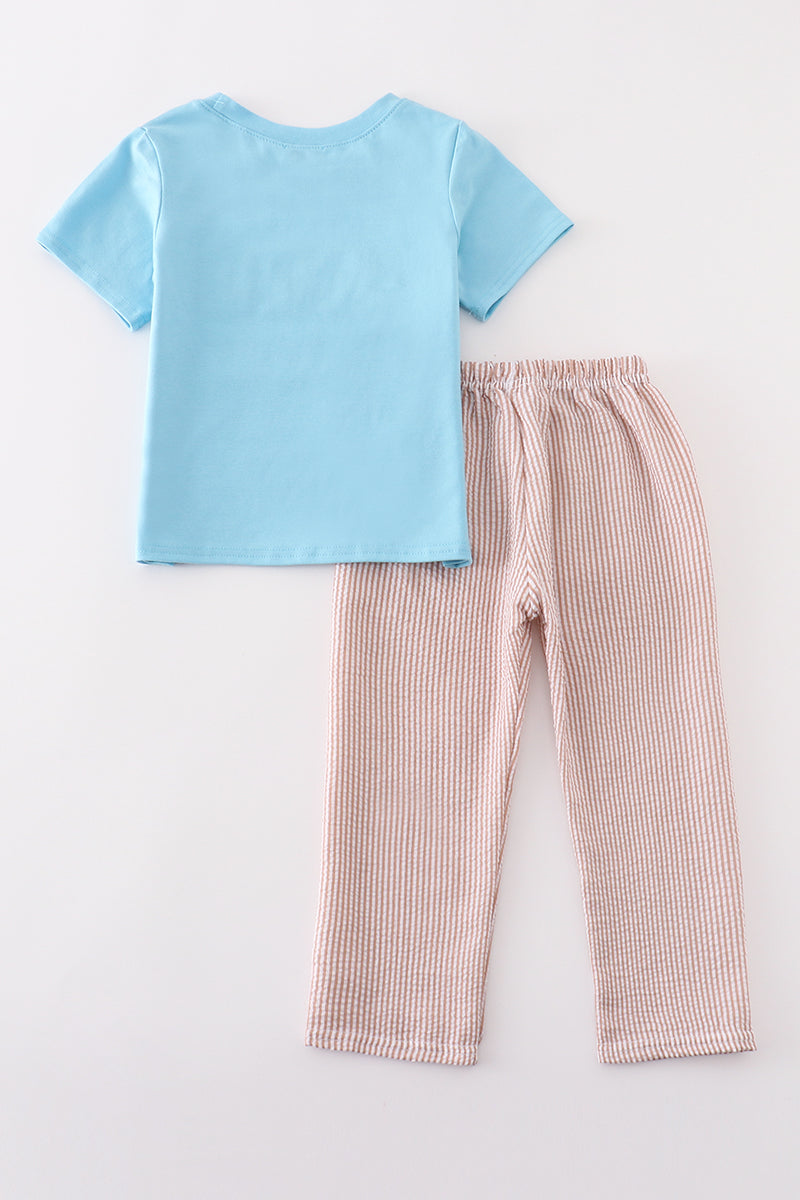 Blue Duck Embroidery - Boy Set