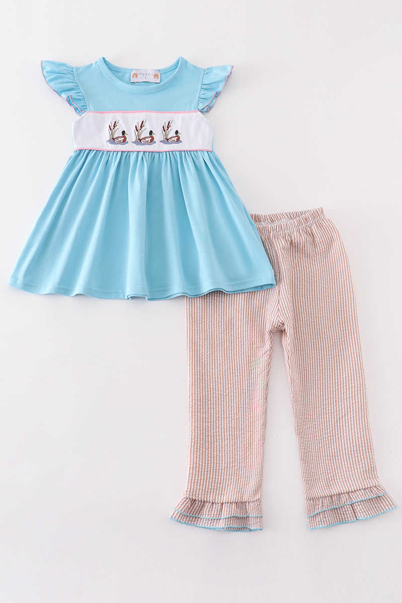 Blue Duck Embroidery - Girl Set