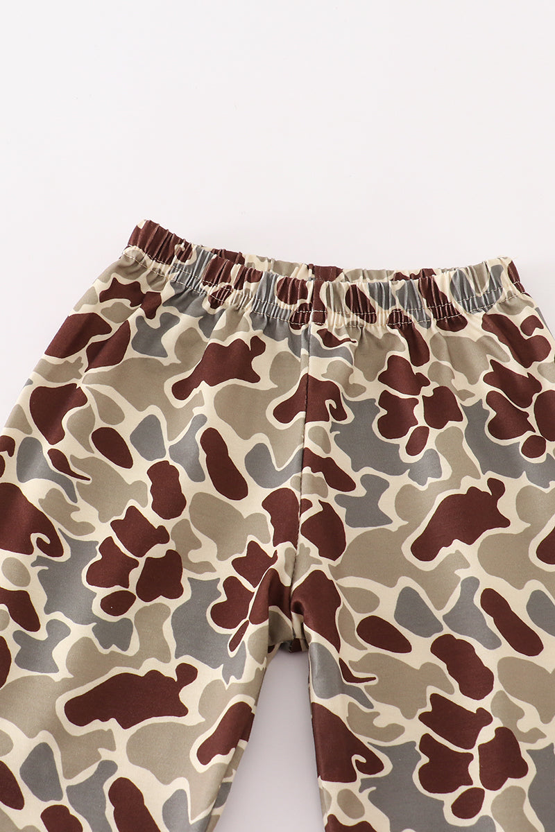 Brown Camouflage - Boy Set