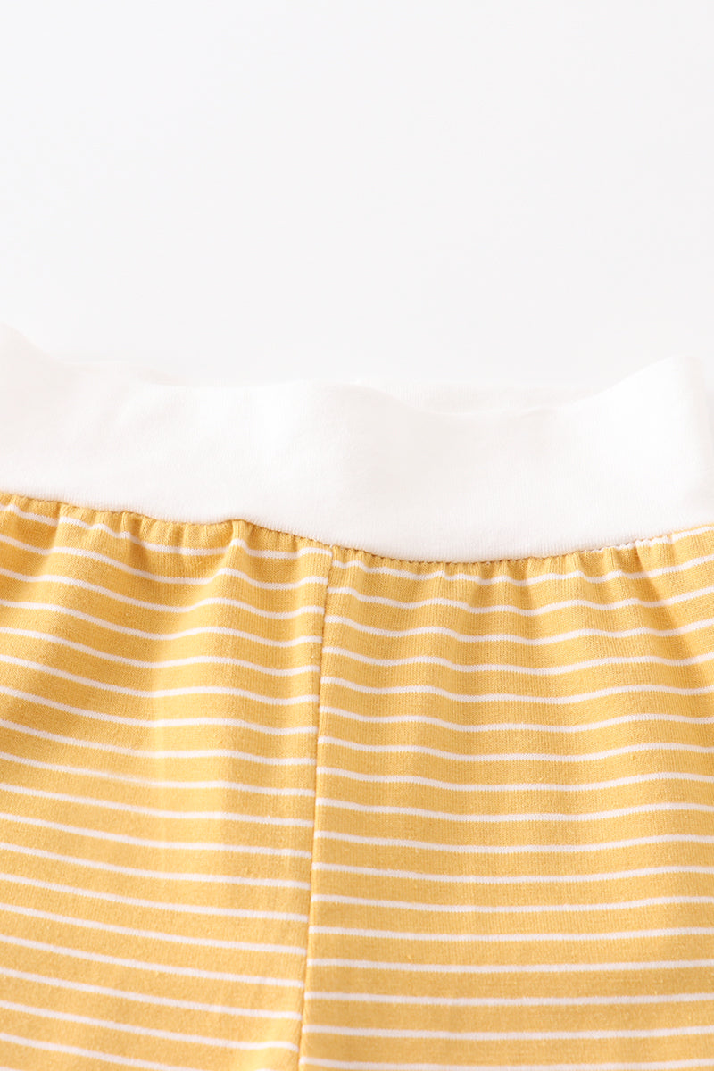 Mustard Ruffle 3-Piece Set