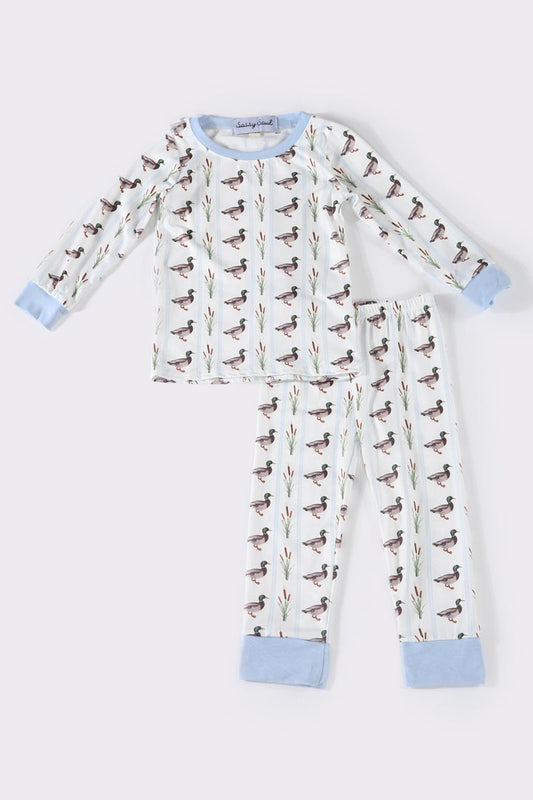 Duck Print Pajamas Set