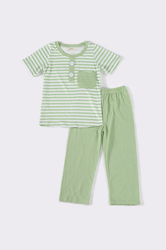 Green Pants Set