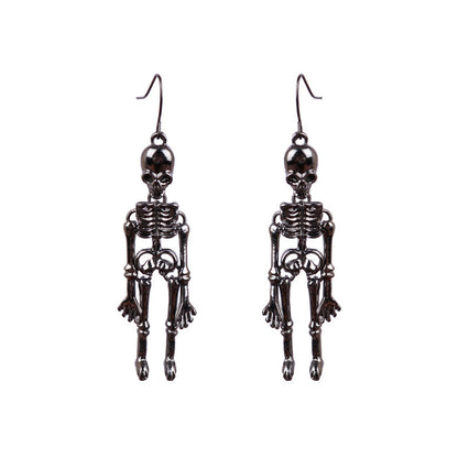 Skeleton Alloy Earrings