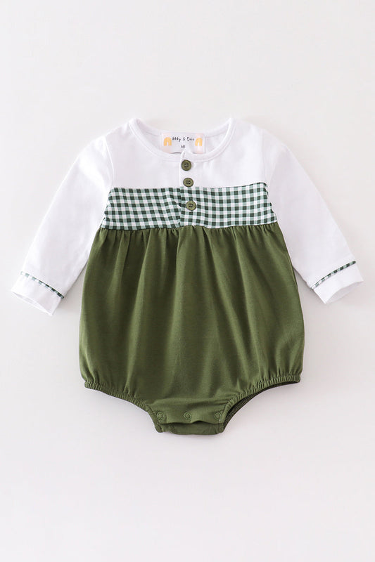 Green Plaid Bubble