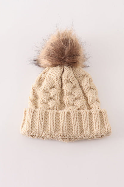 Beige Beanie