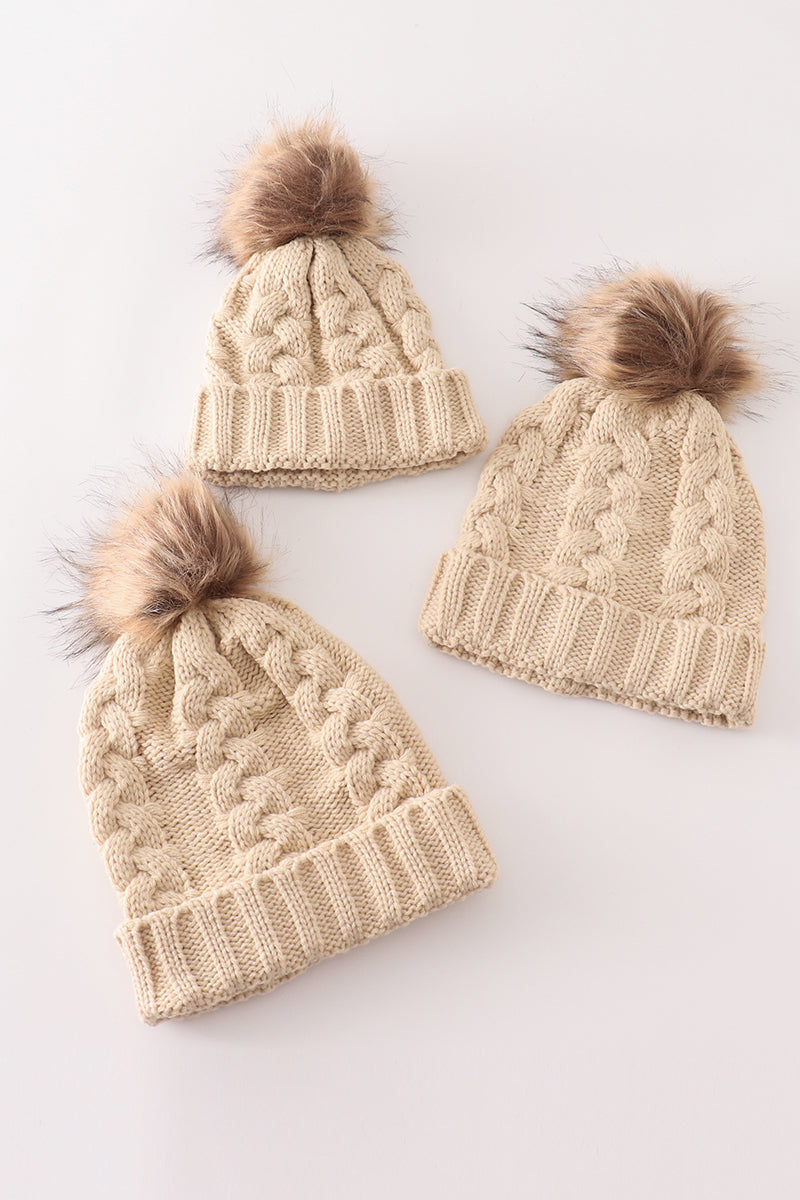 Beige Beanie