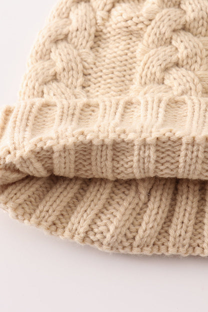 Beige Beanie