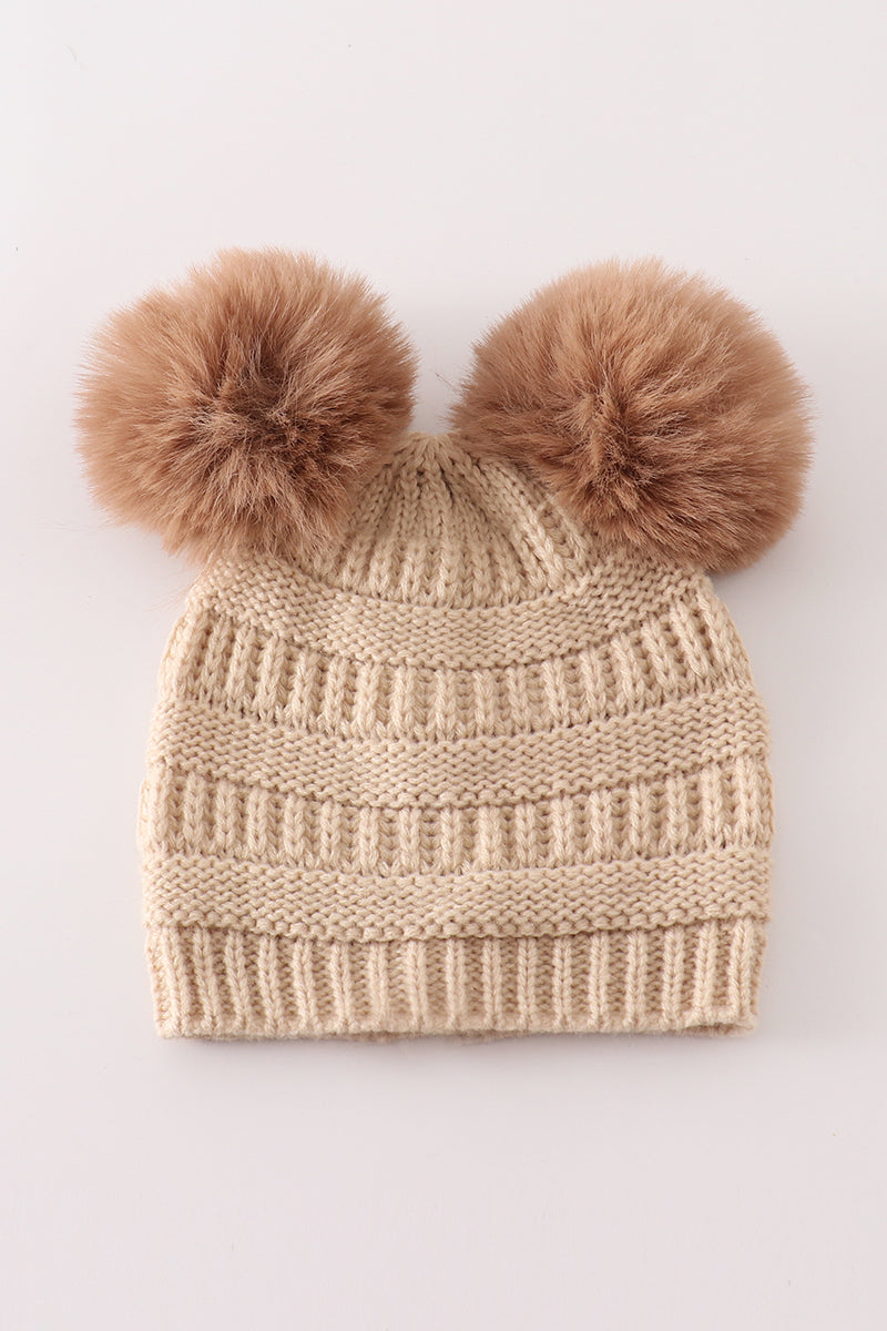 Beige Beanie