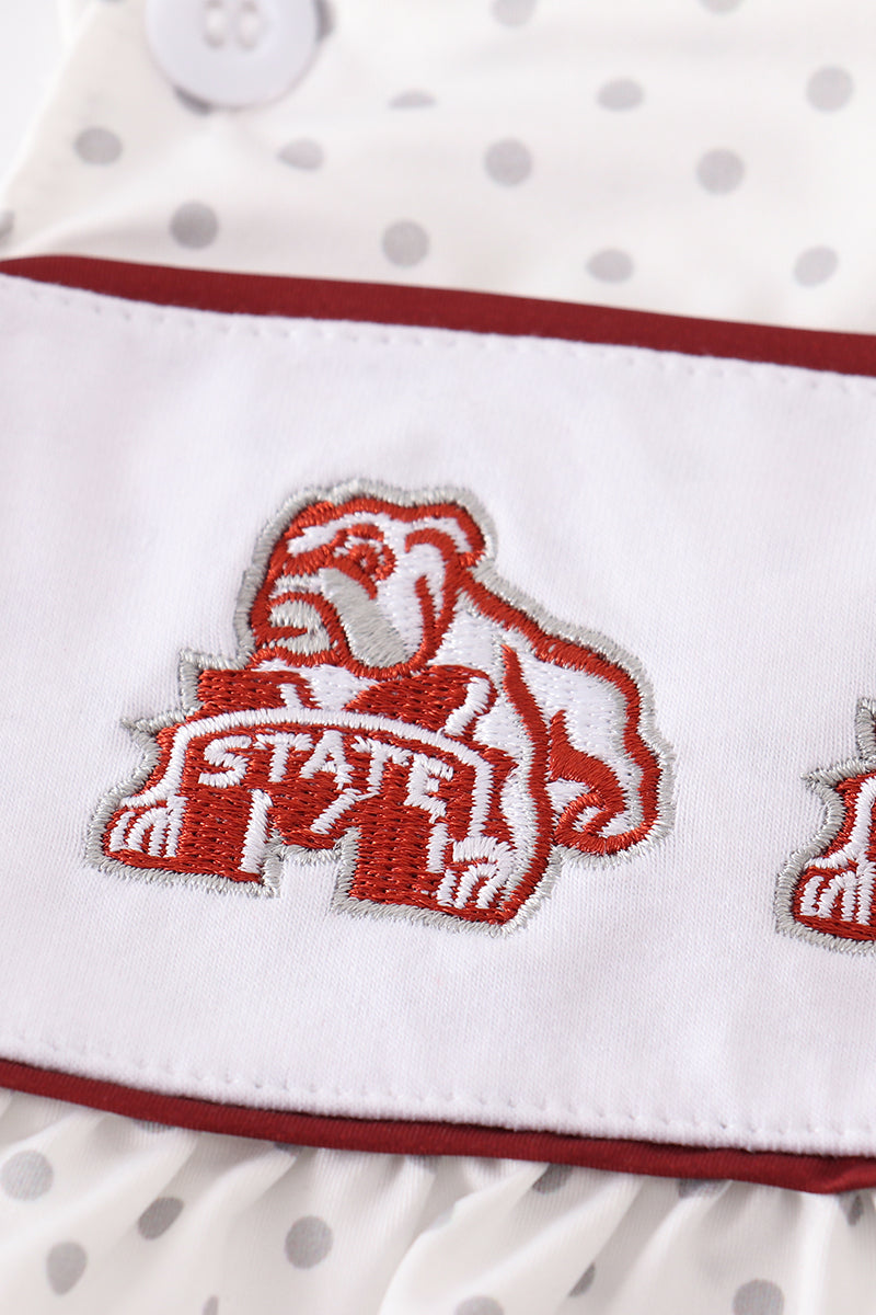 Mississippi State Bulldog 2pc Girl Swimsuit