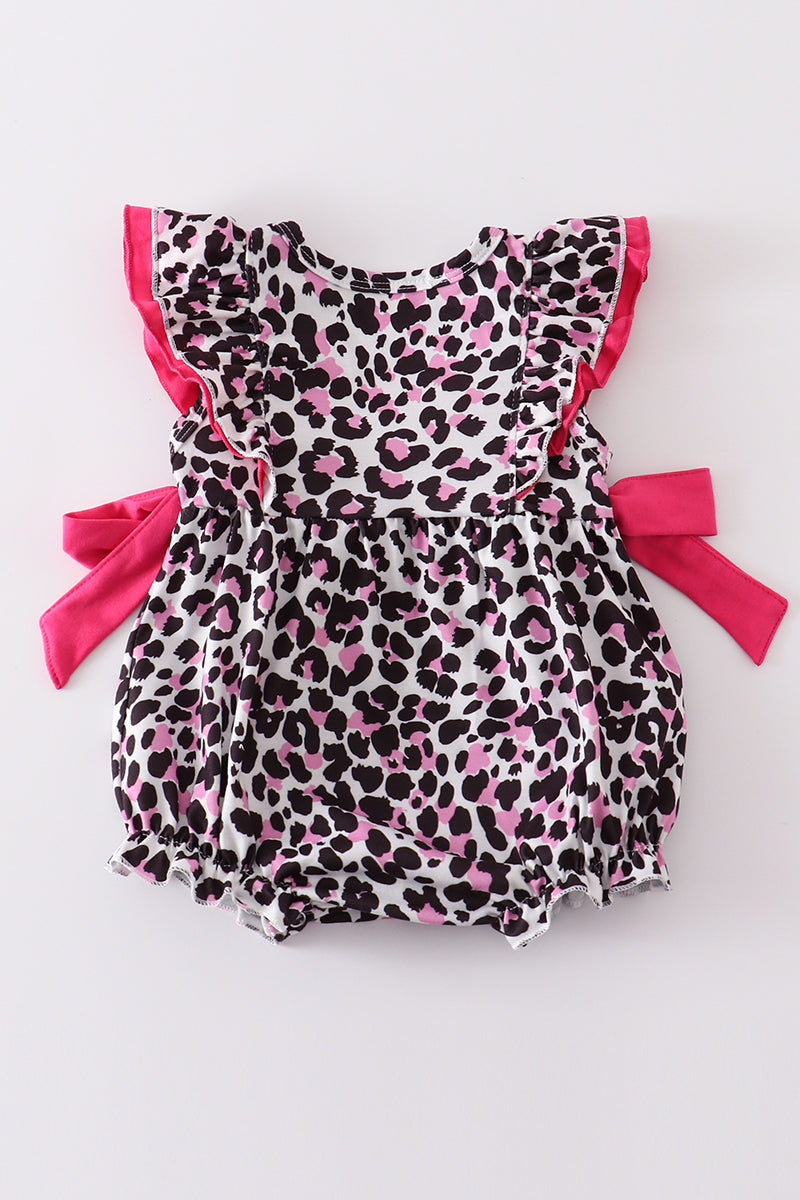 Leopard Barbie Ruffle Girl Bubble