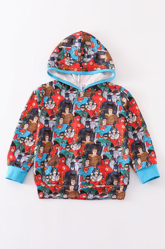 Blue Character Hoodie