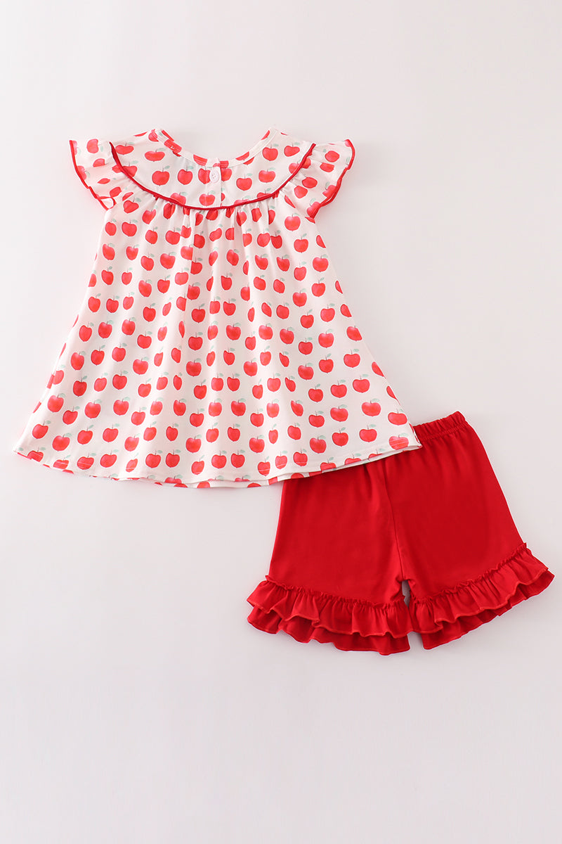 Red Apple Girl Set