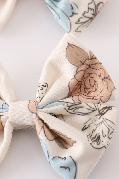 Floral 2-Piece Hairbows