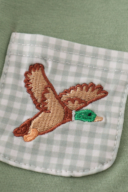 Camouflage Duck Embroidery - Baby Set