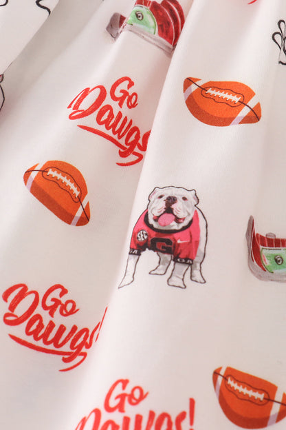 Go Dawgs Print Dress