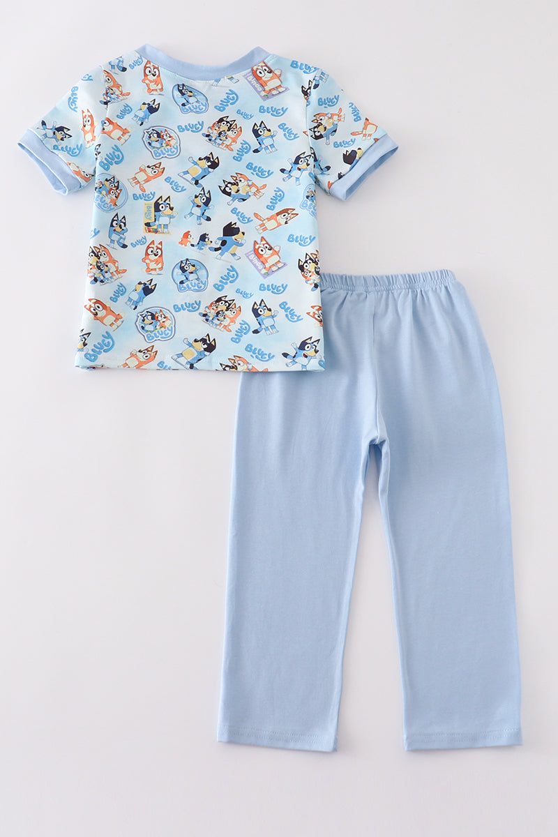 Blue Character - Boy Pants Set