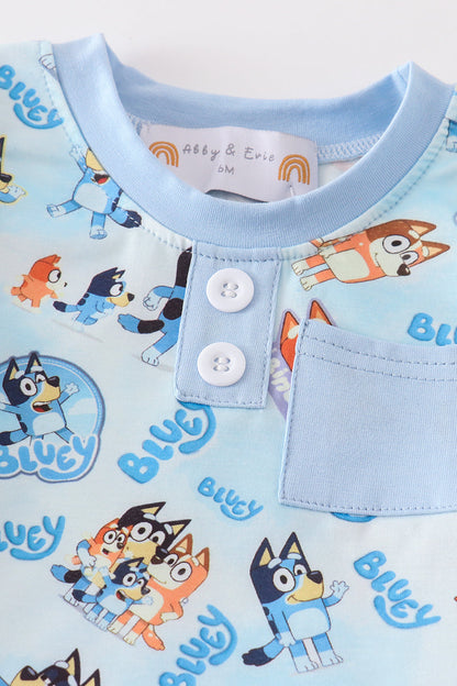 Blue Character Baby - Boy Set