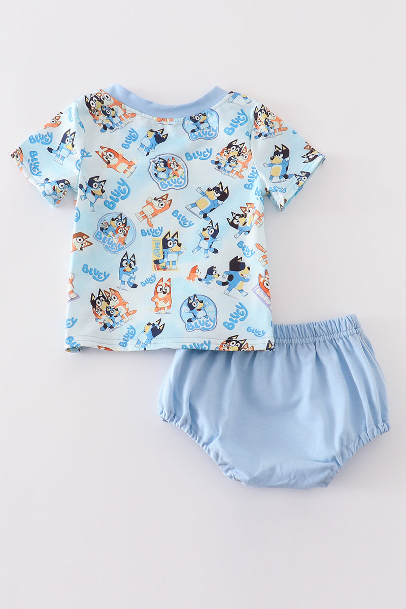 Blue Character Baby - Boy Set