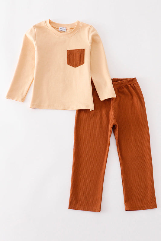 Brown Corduroy - Boy Set