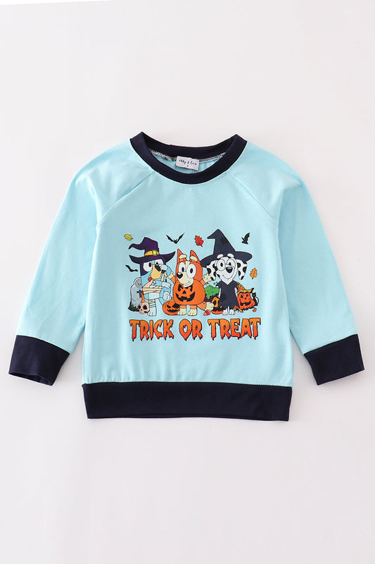 Blue Halloween Character - Boy Top