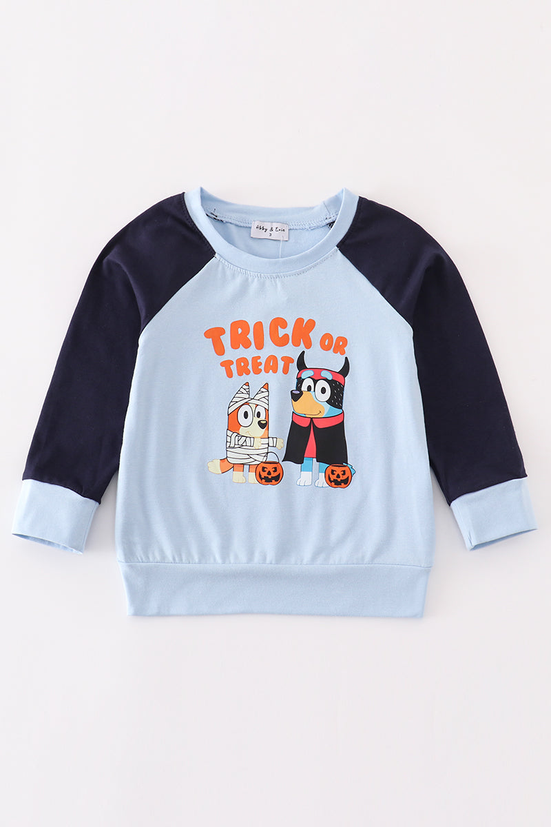 Blue Halloween Character - Boy Top