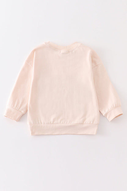 Cream Thankful - Girl Top